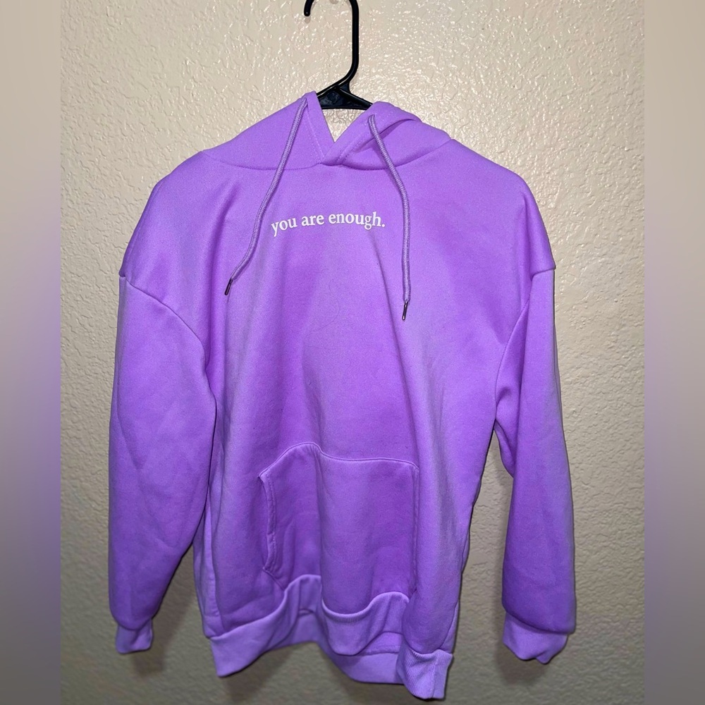Purple Mental Health Awareness Hooded Sweatshirt. BARELY WORN. GREAT QUALITY!
